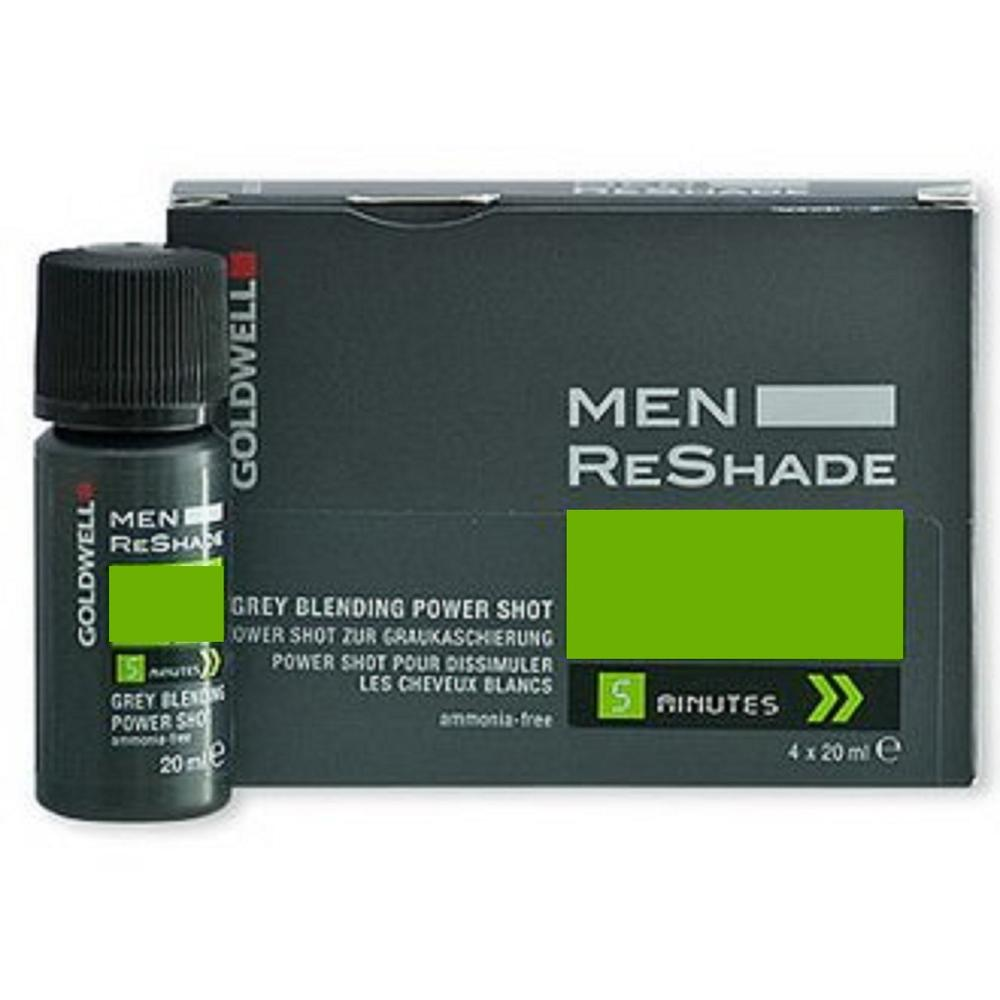 Color Men Reshade Power Shot 4x20ml-FARBEN-Goldwell-4CA kühles mittel ash braun-TipTopPreis GmbH