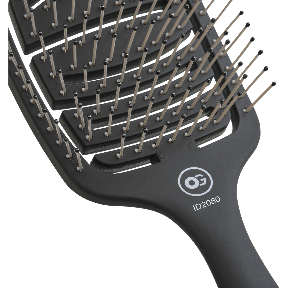 Essential Care Flex Thick Hair Bristles Matt Black-ZUBEHÖR-Olivia Garden-TipTopPreis GmbH