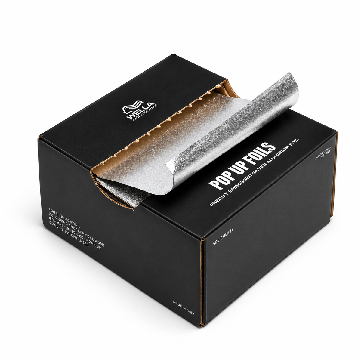 Wella Professionals Aluminiumfolie XL P500 – 500 Blatt, 12,7 × 27,9 cm