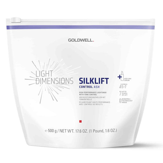 Goldwell Light Dimensions Blondierung Silklift Control Ash für Level 5-7 , 500g