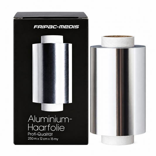 Fripac-Medis Aluminium-Haarfolie Profi-Qualität 250 m × 12 cm × 15 µm