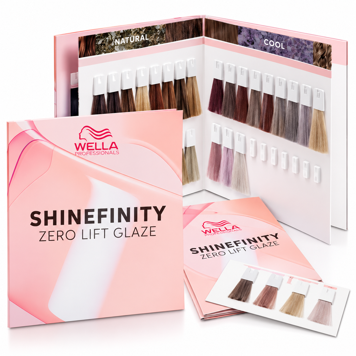 Wella Professionals Shinefinity Farbkarte – Global mit QR-Code Deutsch/Französisch