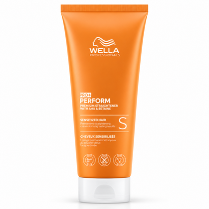 Wella Professionals Pro+ Perform Straightening Cream S – Haarglättung für sensibles Haar 200 ml