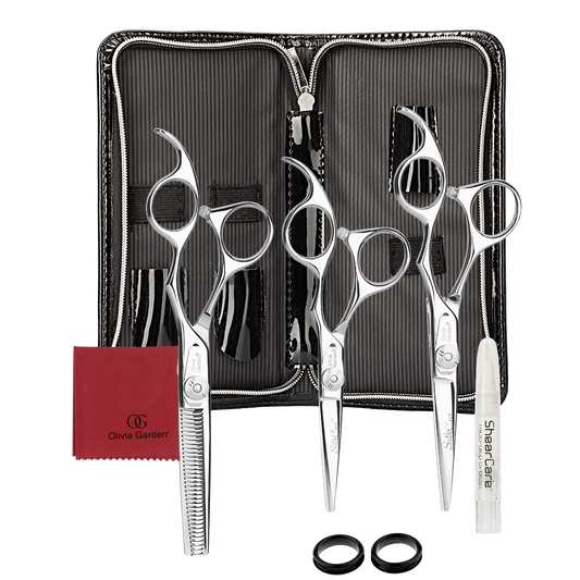 3er Set Silk Cut Schere Gr. 5.0'', 5.75'' & 6''35T-ZUBEHÖR-Olivia Garden-TipTopPreis GmbH