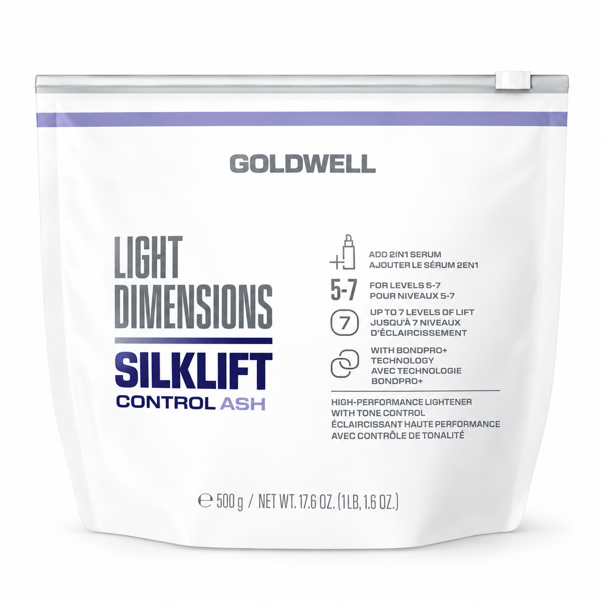 Goldwell Light Dimensions SilkLift Control Ash 5–7 Blondierung 500 g