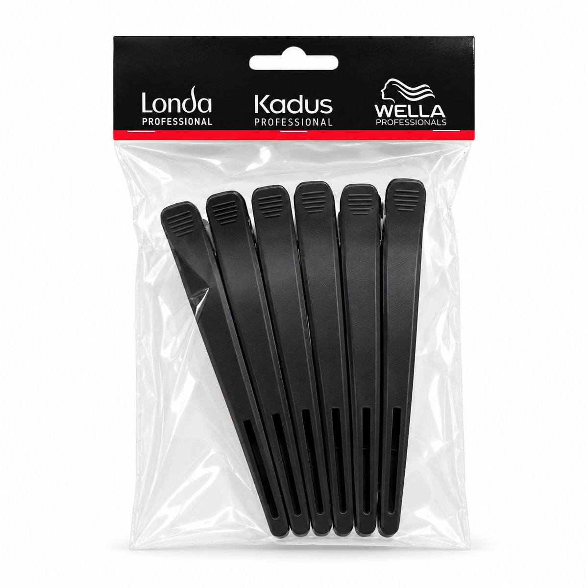 Wella Professionals Section Clips Schwarz – 6 Abteilklammern