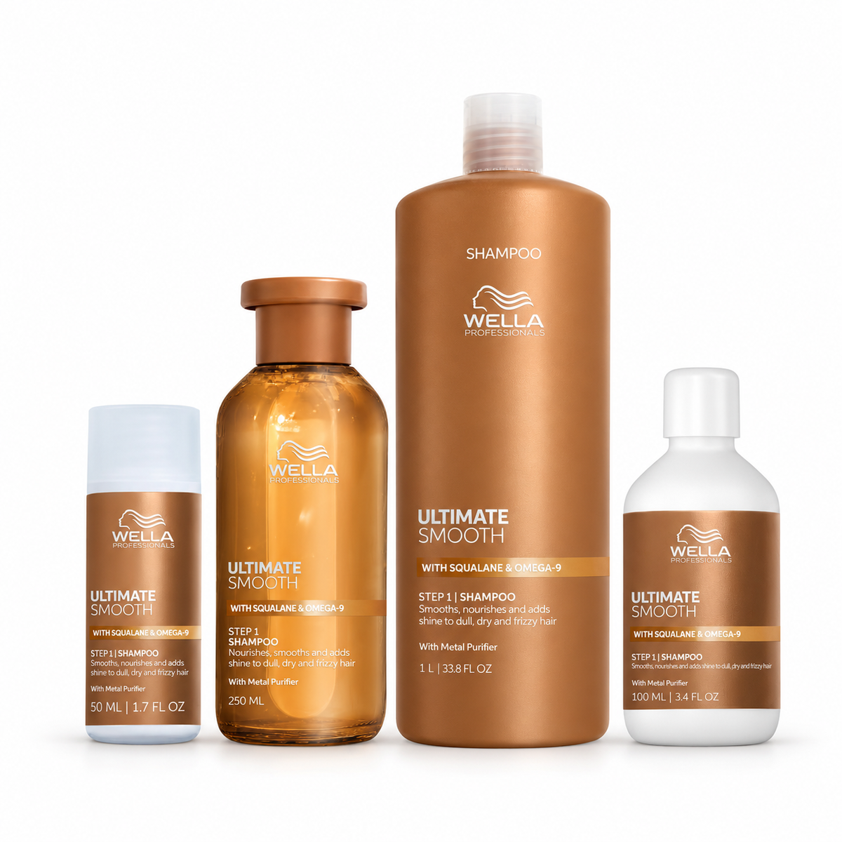 Wella Professionals Ultimate Smooth Shampoo – Anti-Frizz & Geschmeidigkeit für trockenes Haar