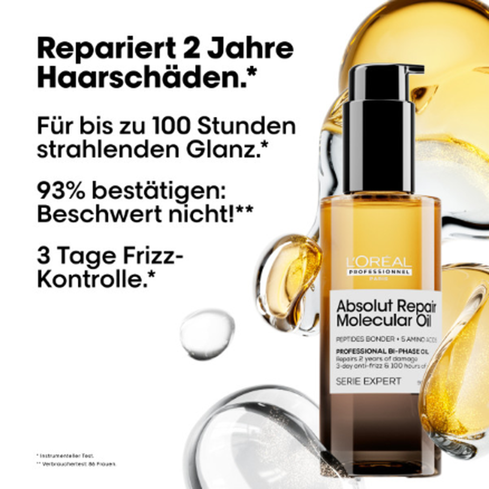 Absolut Repair Molecular Bi-Phase Oil-PFLEGE-L'Oréal-90ml-TipTopPreis GmbH