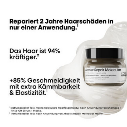 Absolut Repair Molecular Maske-PFLEGE-L'Oréal-250ml-TipTopPreis GmbH