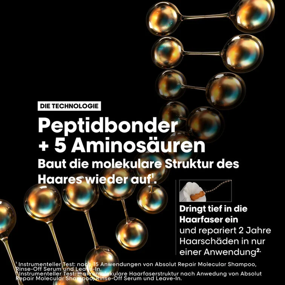 Absolut Repair Molecular SET Shampoo + Serum 550ml-PFLEGE-L'Oréal-TipTopPreis GmbH