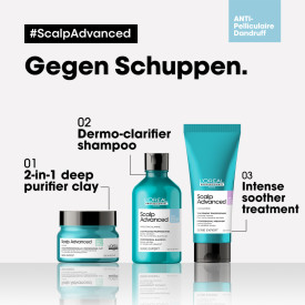 Anti-Dandruff Dermo-Clarifier Shampoo-PFLEGE-L'Oréal-300ml-TipTopPreis GmbH