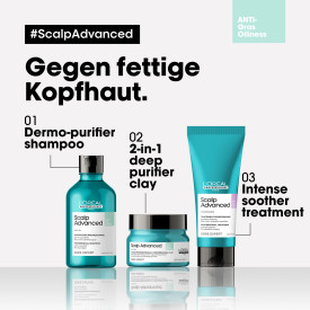 Anti-Gras Oiliness 2in1 Deep Purifier Clay 250ml-PFLEGE-L'Oréal-TipTopPreis GmbH
