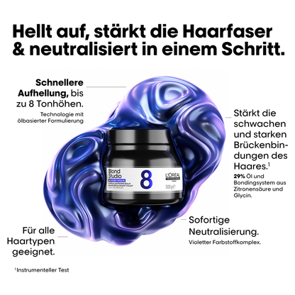 Blond Studio 8 Purple Balm BONDER INSIDE 500 g-ENTWICKLER-L'Oréal-TipTopPreis GmbH