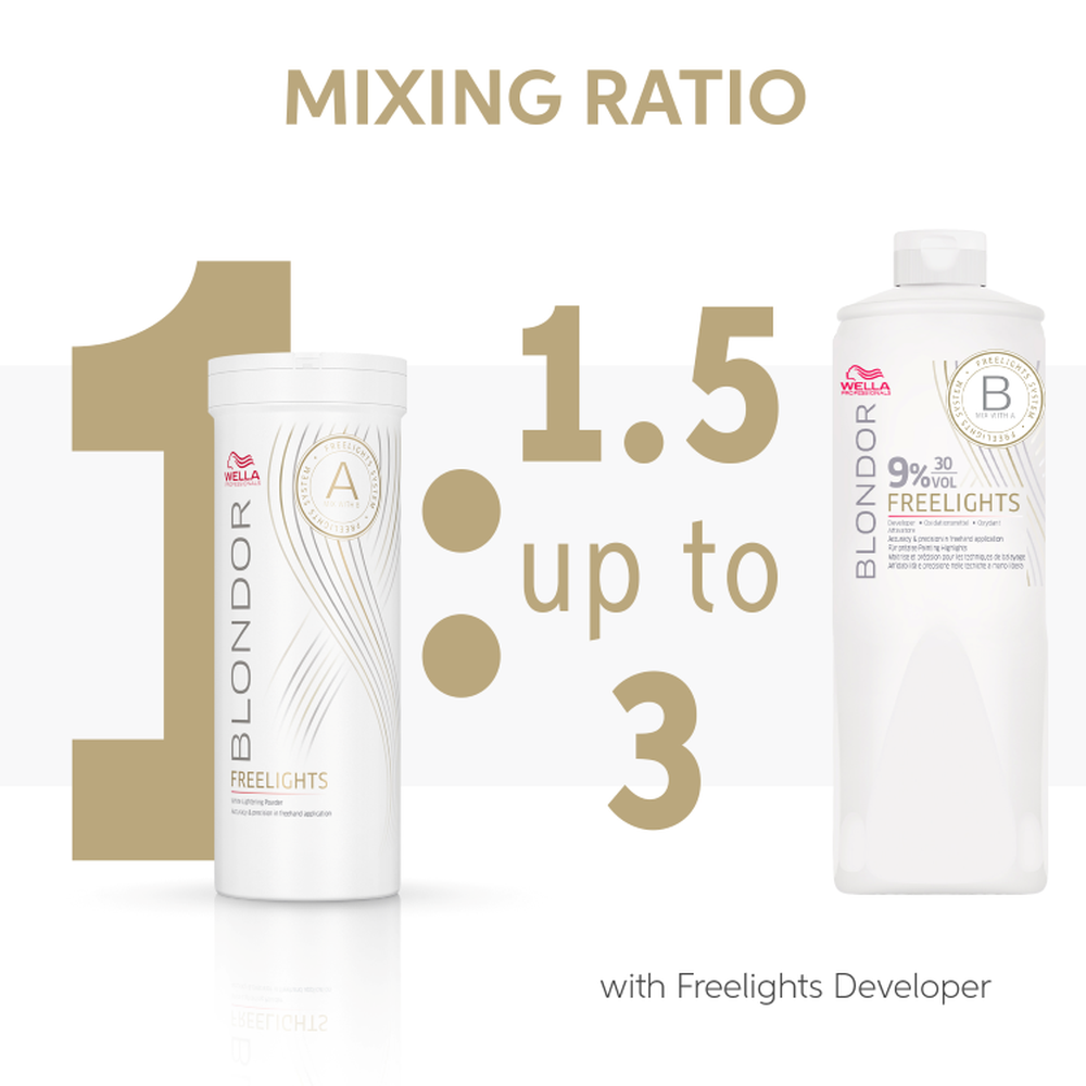 Blondierungen Blondor Freelights Entwickler 1000ml-ENTWICKLER-Wella-6% / 20 Vol. / 1000ml-TipTopPreis GmbH