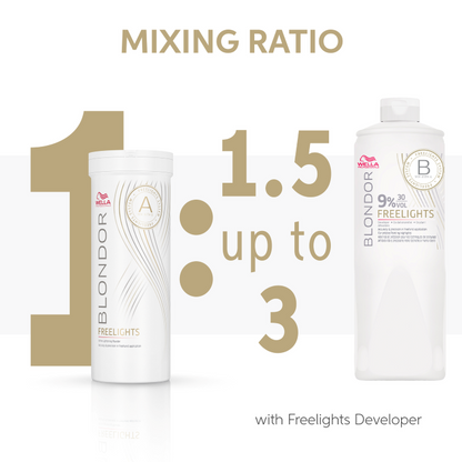 Blondierungen Blondor Freelights Entwickler 1000ml-ENTWICKLER-Wella-6% / 20 Vol. / 1000ml-TipTopPreis GmbH