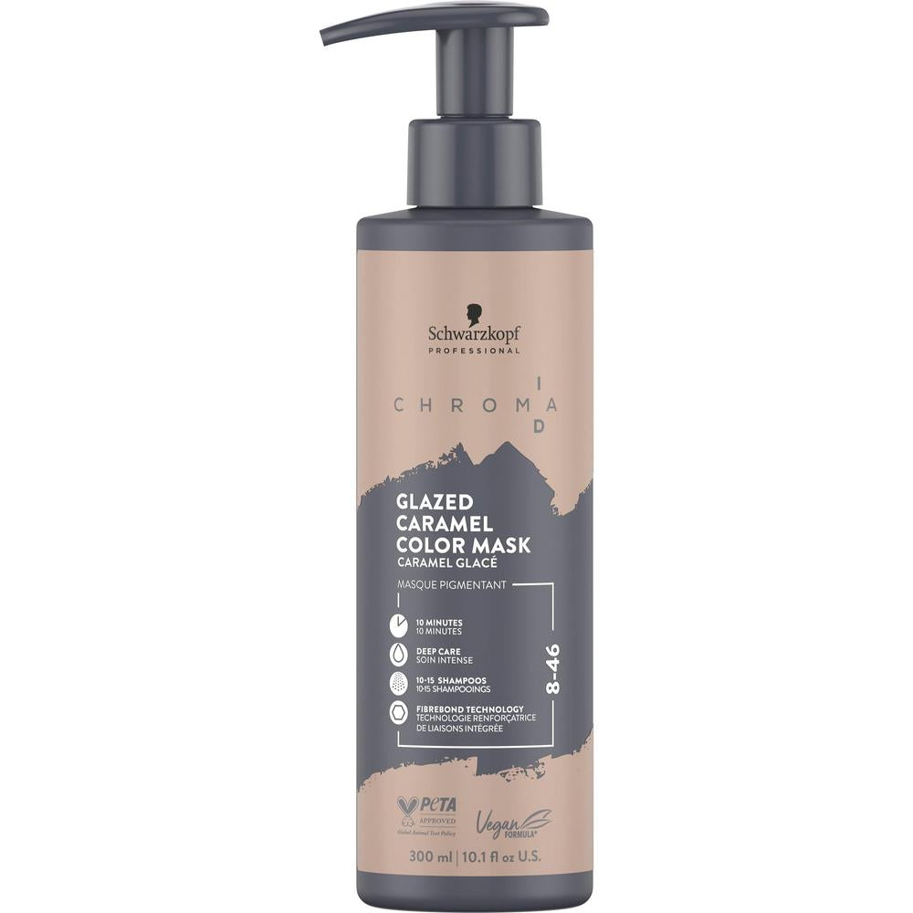 Chroma ID Bonding Color Mask 300ml-FARBEN-Schwarzkopf-8-46 Glazed Caramel-TipTopPreis GmbH