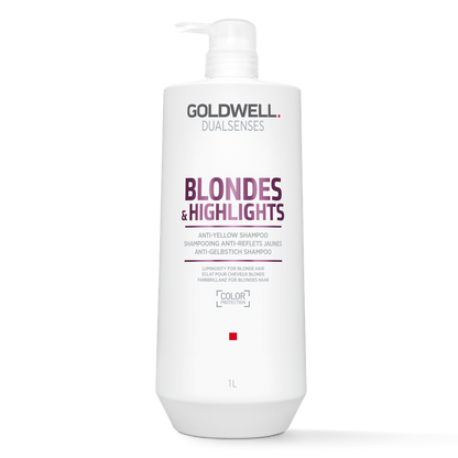 Dualsenses Blondes & Highlights Anti-Yellow Shampoo-PFLEGE-Goldwell-1000ml-TipTopPreis GmbH
