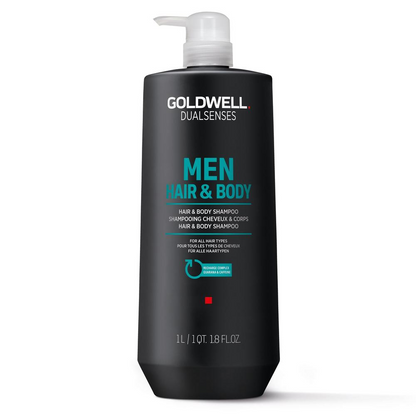 Dualsenses Men Hair & Body Shampoo-PFLEGE-Goldwell-1000ml-TipTopPreis GmbH