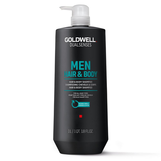 Dualsenses Men Hair & Body Shampoo-PFLEGE-Goldwell-1000ml-TipTopPreis GmbH