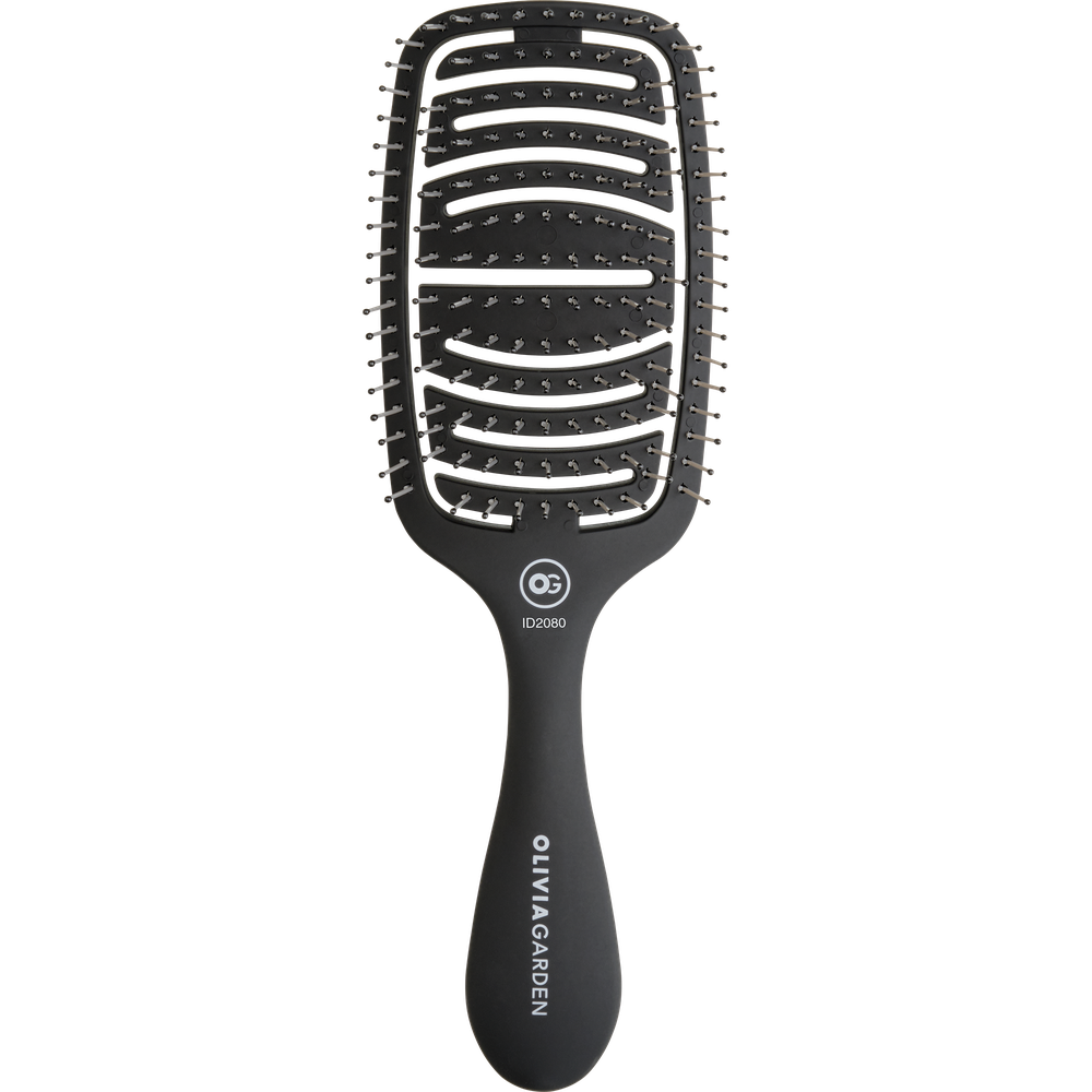 Essential Care Flex Thick Hair Bristles Matt Black-ZUBEHÖR-Olivia Garden-TipTopPreis GmbH