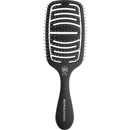 Essential Care Flex Thick Hair Bristles Matt Black-ZUBEHÖR-Olivia Garden-TipTopPreis GmbH