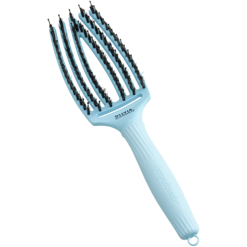 Fingerbrush Care Iconic Boar & Nylon Pastel blue-STYLING-Olivia Garden-TipTopPreis GmbH