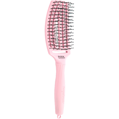 Fingerbrush Care Iconic Double Bristle Pastel Pink-STYLING-Olivia Garden-TipTopPreis GmbH