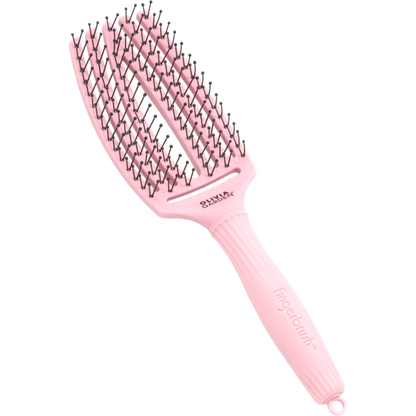 Fingerbrush Care Iconic Double Bristle Pastel Pink-STYLING-Olivia Garden-TipTopPreis GmbH