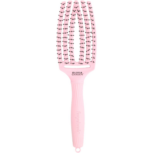 Fingerbrush Care Iconic Double Bristle Pastel Pink-STYLING-Olivia Garden-TipTopPreis GmbH