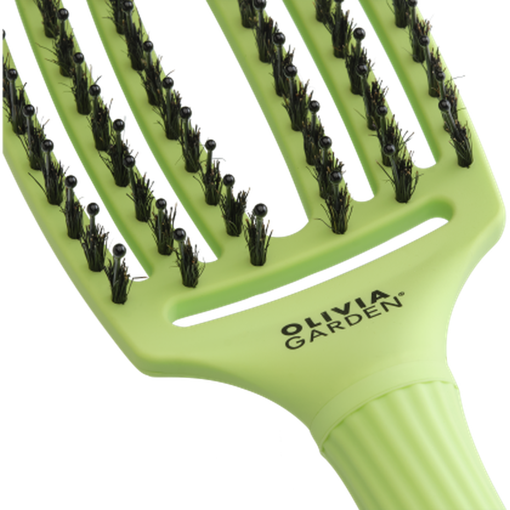 Fingerbrush Combo Medium Green Pistachio-ZUBEHÖR-Olivia Garden-TipTopPreis GmbH