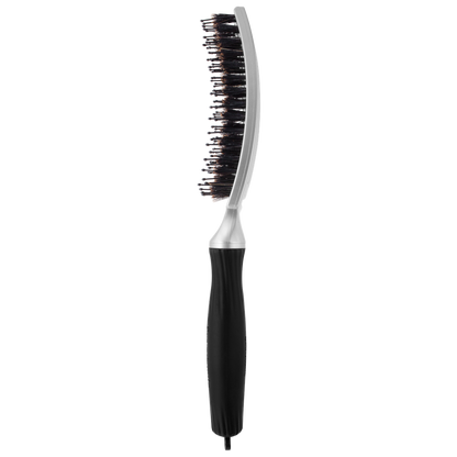 Fingerbrush Combo Medium Trinity Silber, 6-reihig-ZUBEHÖR-Olivia Garden-TipTopPreis GmbH