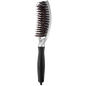 Fingerbrush Combo Medium Trinity Silber, 6-reihig-ZUBEHÖR-Olivia Garden-TipTopPreis GmbH