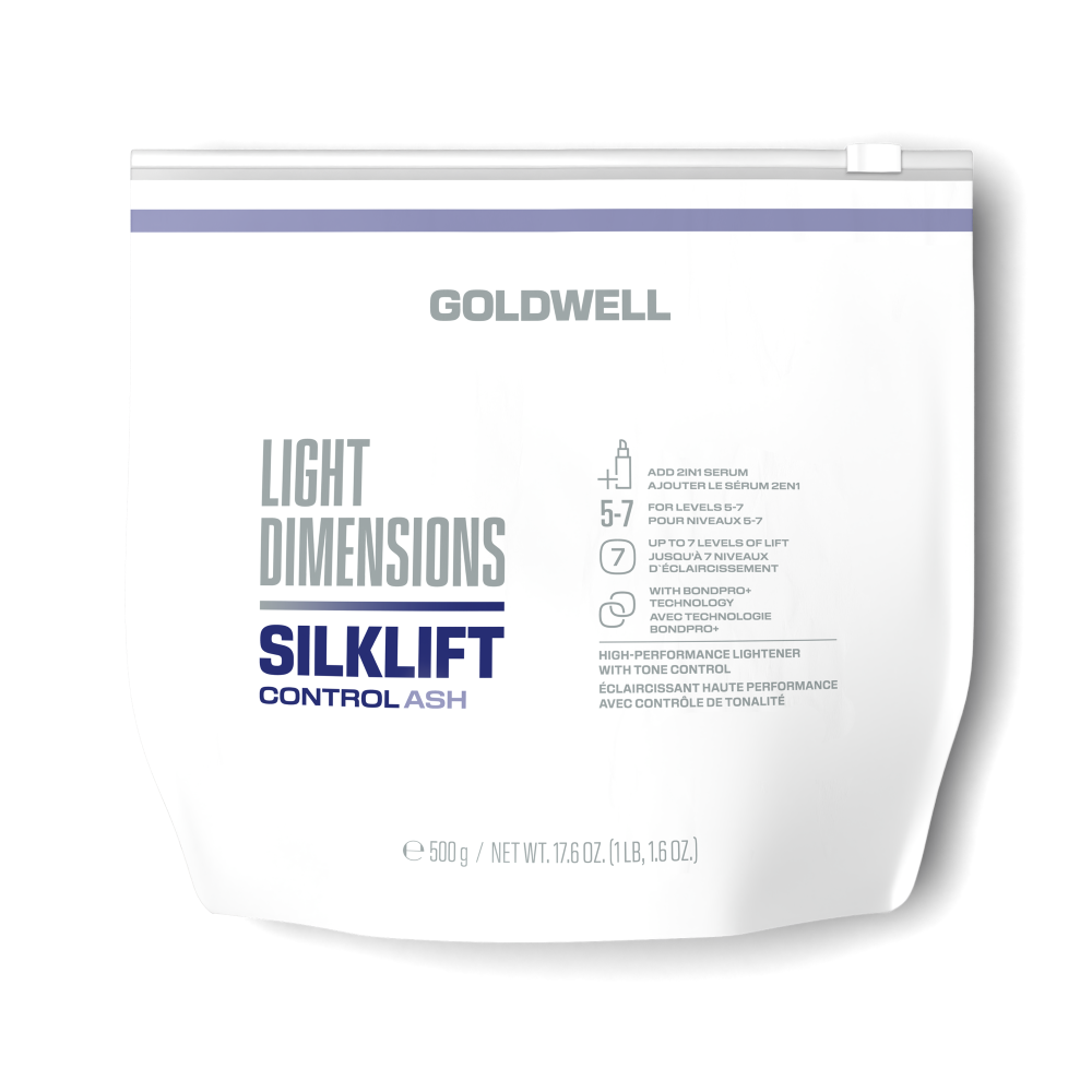 Goldwell Light Dimensions Blondierung Silklift Control Ash für Level 5-7 , 500g
