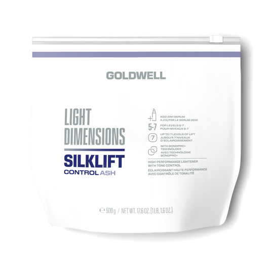 Goldwell Light Dimensions Blondierung Silklift Control Ash für Level 5-7 , 500g