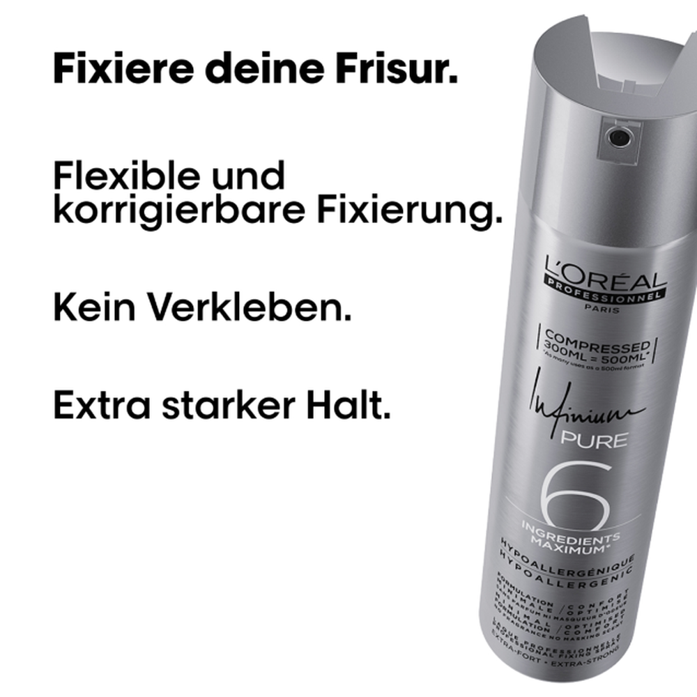 Infinium Pure Extrastark Compressed 300ml-STYLING-L'Oréal-TipTopPreis GmbH