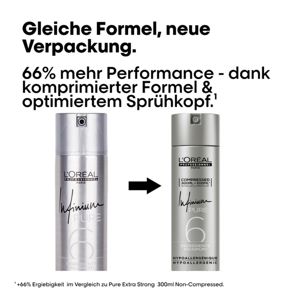 Infinium Pure Extrastark Compressed 300ml-STYLING-L'Oréal-TipTopPreis GmbH