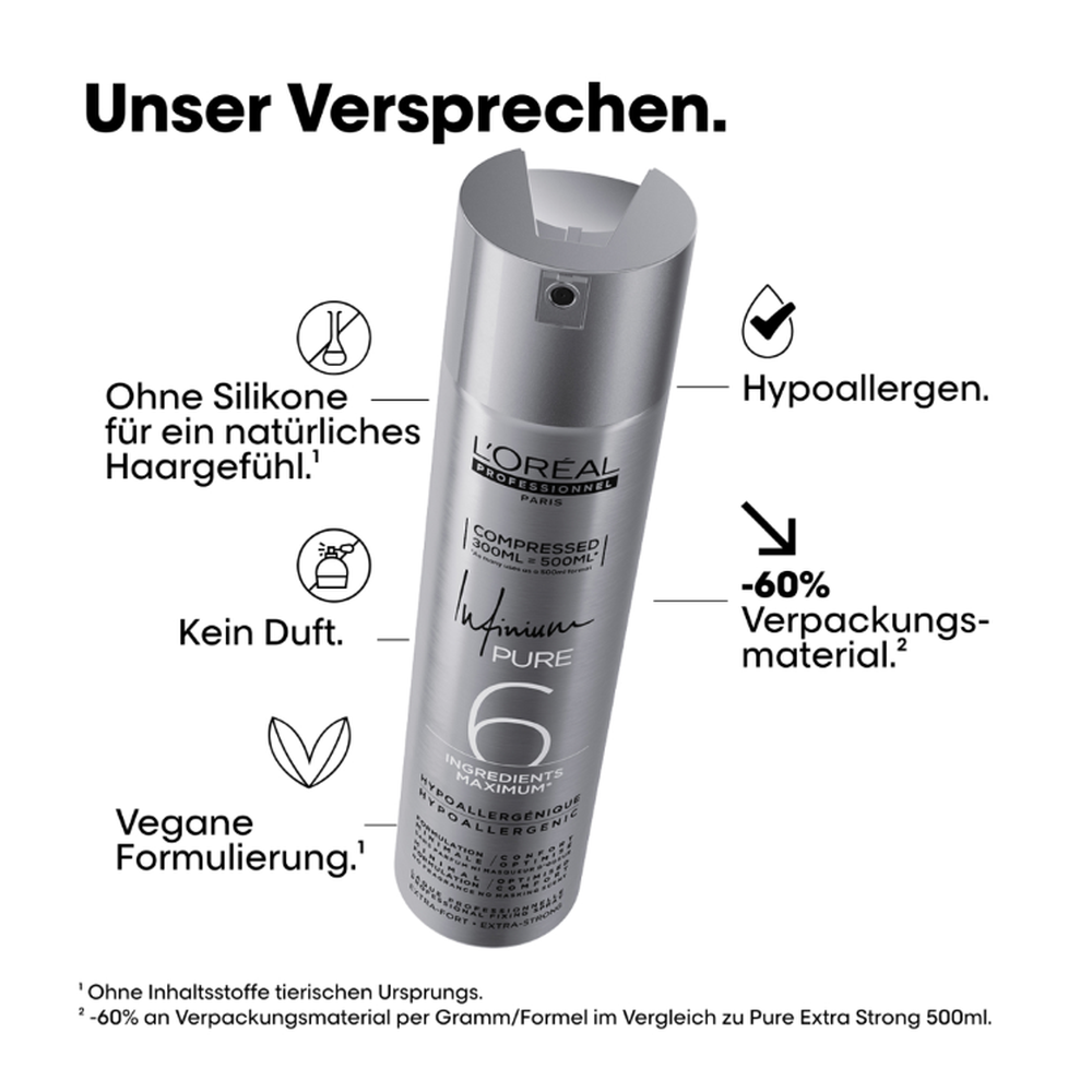 Infinium Pure Extrastark Compressed 300ml-STYLING-L'Oréal-TipTopPreis GmbH