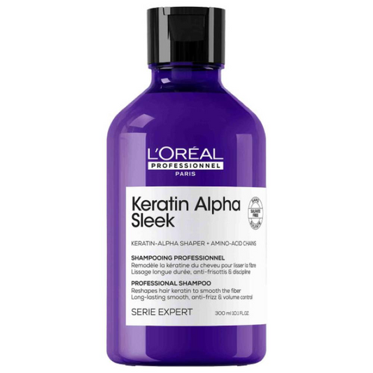 Keratin Alpha Sleek Shampoo-PFLEGE-L'Oréal-300ml-TipTopPreis GmbH