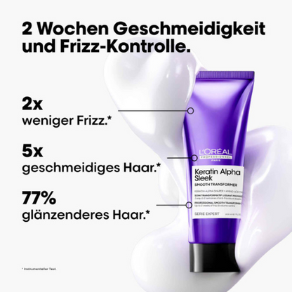 Keratin Alpha Sleek Smooth Transformer Treatment 200ml-PFLEGE-L'Oréal-TipTopPreis GmbH