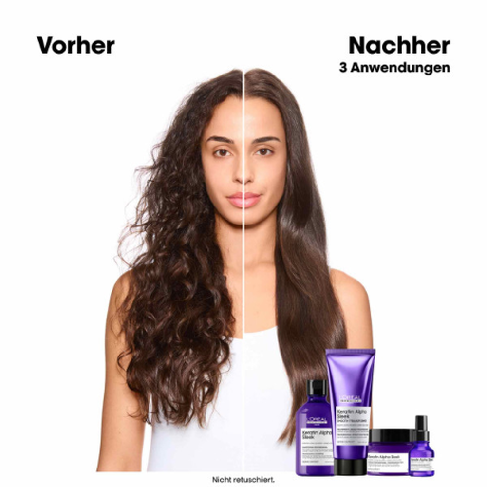 Keratin Alpha Sleek Smooth Transformer Treatment 200ml-PFLEGE-L'Oréal-TipTopPreis GmbH