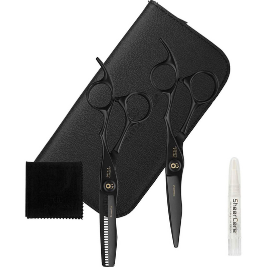 Matt Black 2er Set 6,25''/MS 6,0"-ZUBEHÖR-Olivia Garden-TipTopPreis GmbH