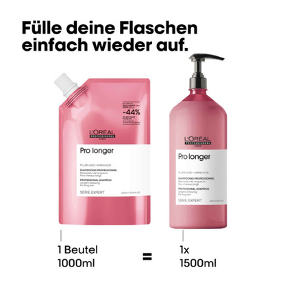 Pro Longer Shampoo Refill-PFLEGE-L'Oréal-1000ml-TipTopPreis GmbH