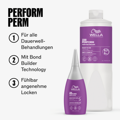 Pro+ PERFORM Perm Lotion S , 75ml-PERMANENTE HAARUMFOR-Wella-TipTopPreis GmbH