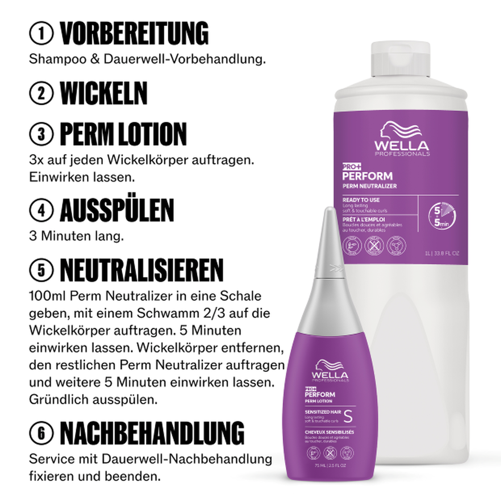 Pro+ PERFORM Perm Neutralizer 1000ml-PERMANENTE HAARUMFOR-Wella-TipTopPreis GmbH