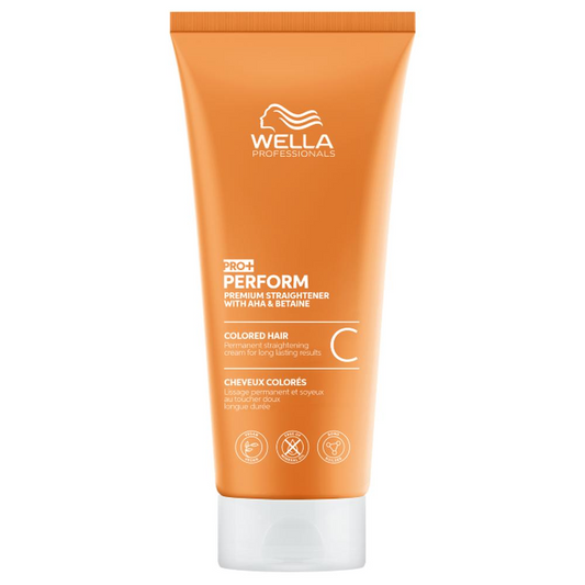 Pro+ PERFORM Straightening Cream C , 200ml-PERMANENTE HAARUMFOR-Wella-TipTopPreis GmbH