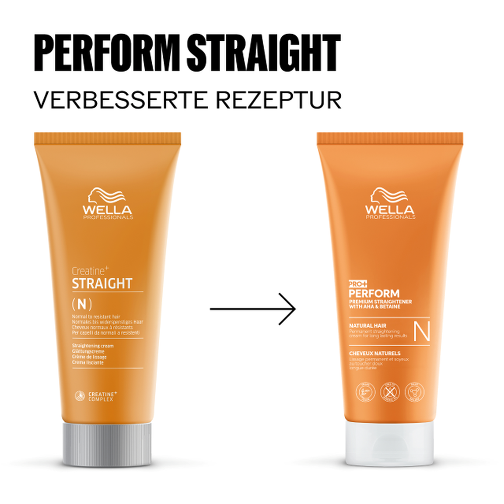 Pro+ PERFORM Straightening Cream N , 200ml-PERMANENTE HAARUMFOR-Wella-TipTopPreis GmbH