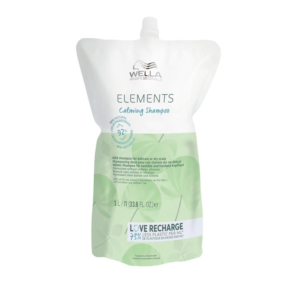 Pro. Elements Calming Shampoo Nachfüllpack 1000ml-PFLEGE-Wella-TipTopPreis GmbH