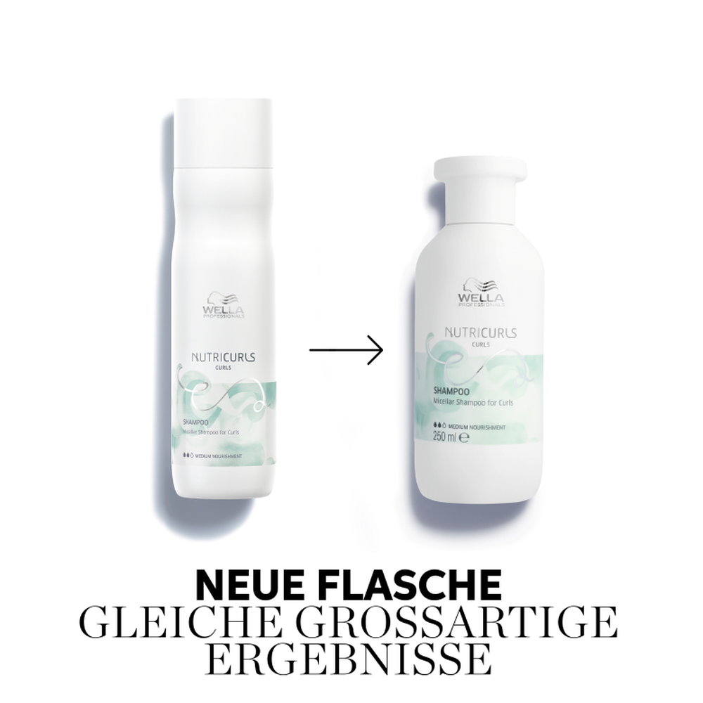 Professionals NutriCurls Mizellen-Shampoo Curls-PFLEGE-Wella-250ml-TipTopPreis GmbH