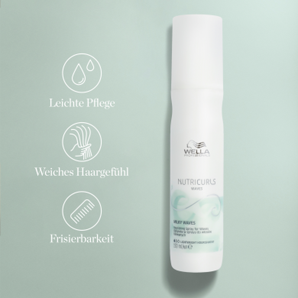 Professionals Nutricurls Milky Pflegespray Waves 150ml-PFLEGE-Wella-TipTopPreis GmbH