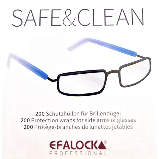 Safe & Clean Schutzhüllen für Brillenbügel Pack a 200stk-ZUBEHÖR-Efalock-TipTopPreis GmbH